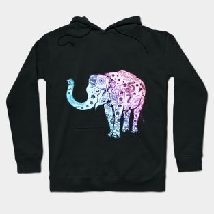 Cute flower power elephant Hoodie